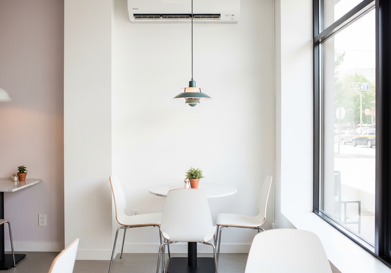 Modern Minimalist Cafe Nook