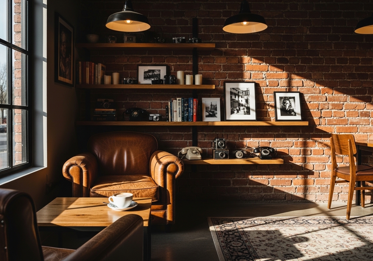 Vintage Urban Cafe Vibe